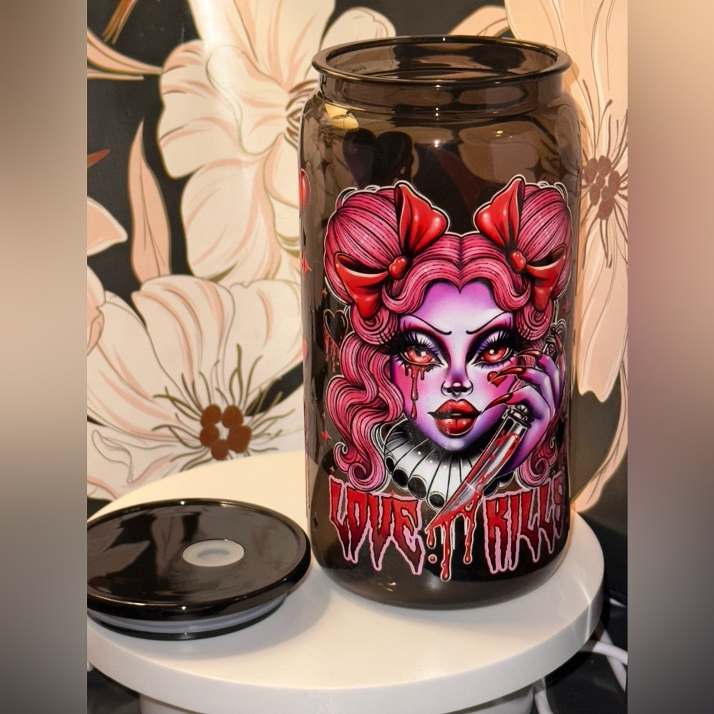 Gothic Art 16 ounce acrylic cup